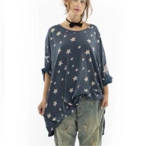 Magnolia pearl women’s one size oversize galaxy Francis sweatshirt pullover RARE